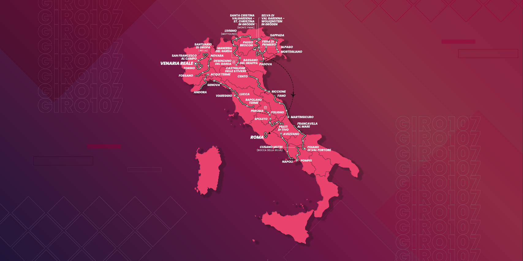 Viareggio tappa del giro d'italia